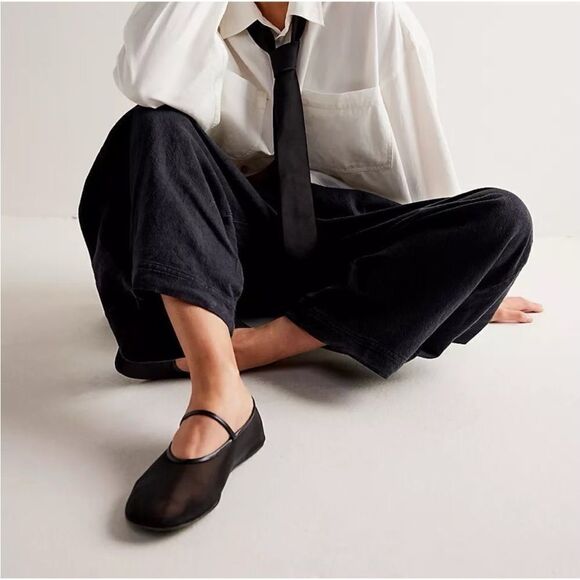 Free People Moira Mesh Flats US 11 - Picture 2 of 8